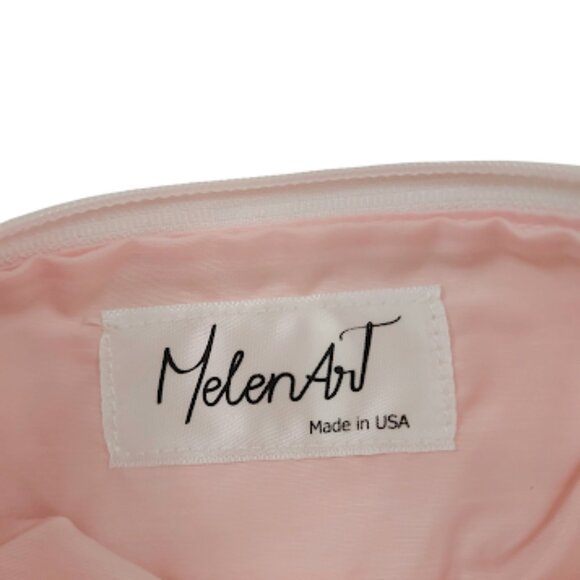 Crossbody Bag Small Messenger Bag Fabric Floral Print Lined With Zipper Handmade - Picture 7 of 8